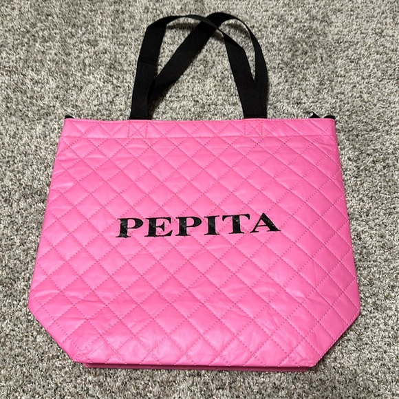 Pepita Handbags - Pepita Tote Bag from boutique in Rome zipper on top 15”x13”